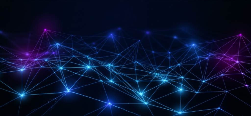 Concepto abstracto de seguridad digital - Visualización de red de protección de datos
